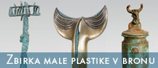 Zbirka male plastike v bronu